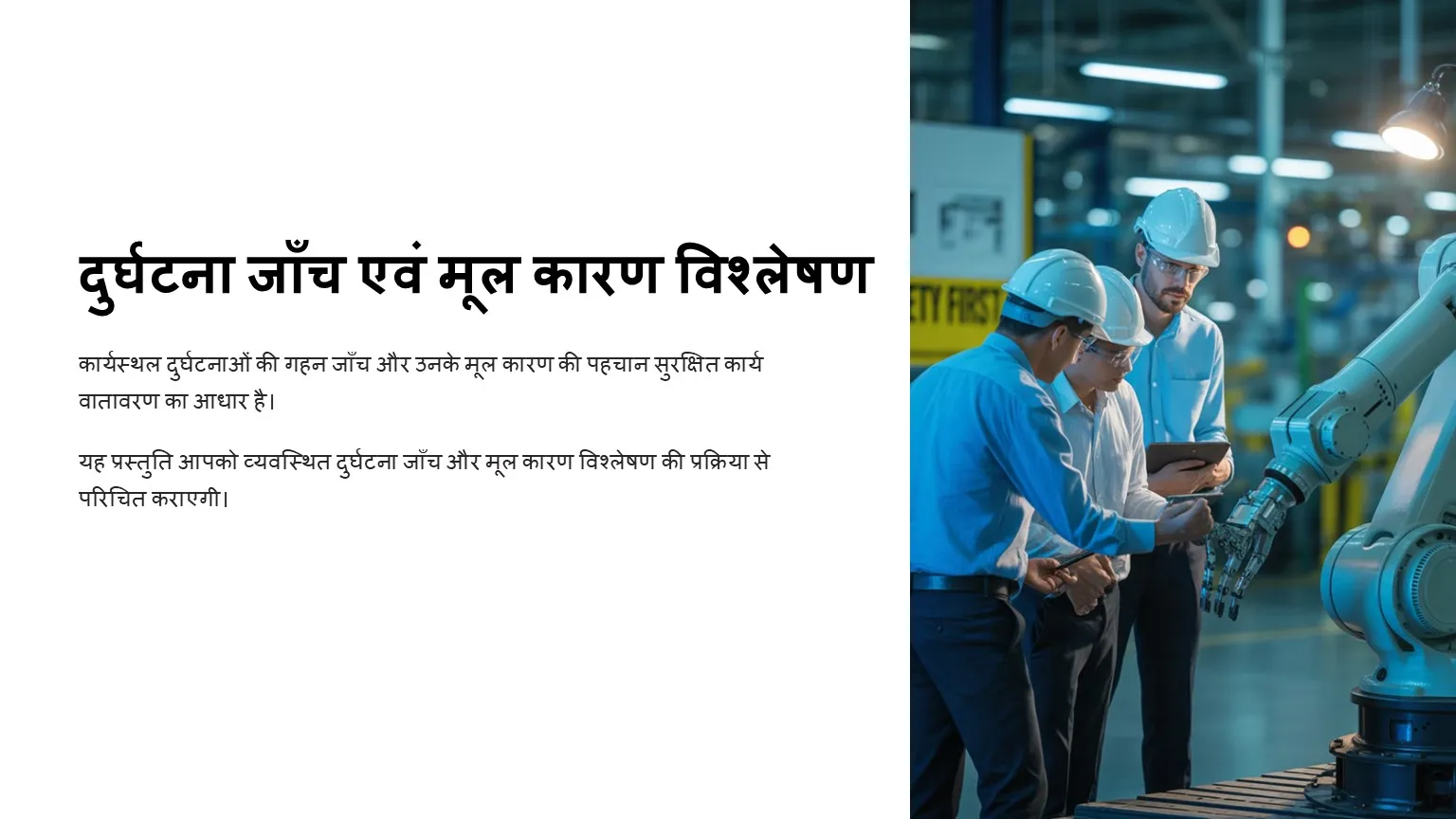 Accident Investigation and Root Cause Analysis