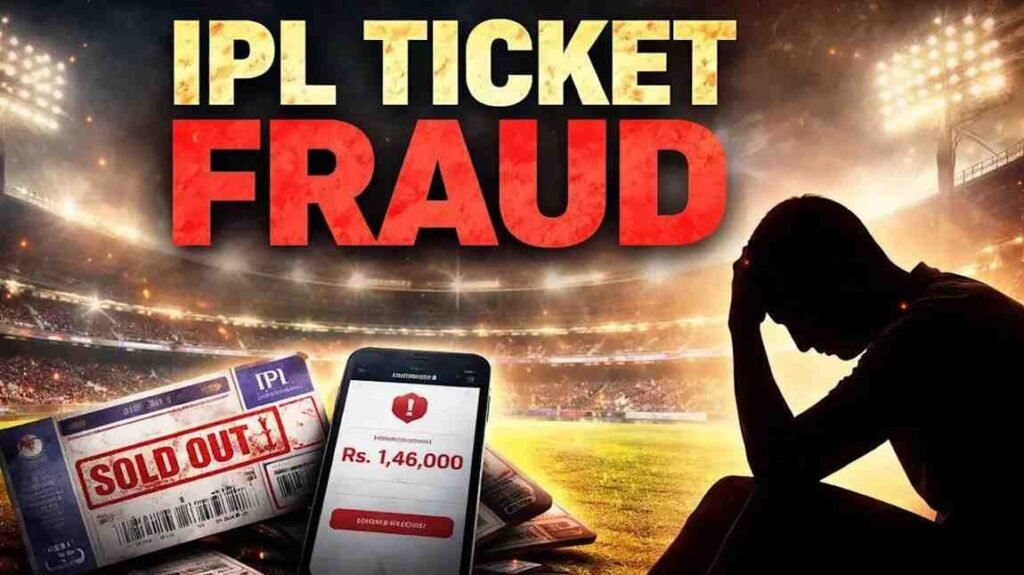 IPL Ticket Scam : IPL फैंस अलर्ट , नकली वेबसाइट्स पर मिल रहे ₹85,000 तक के फर्जी टिकट IPL Ticket Scam