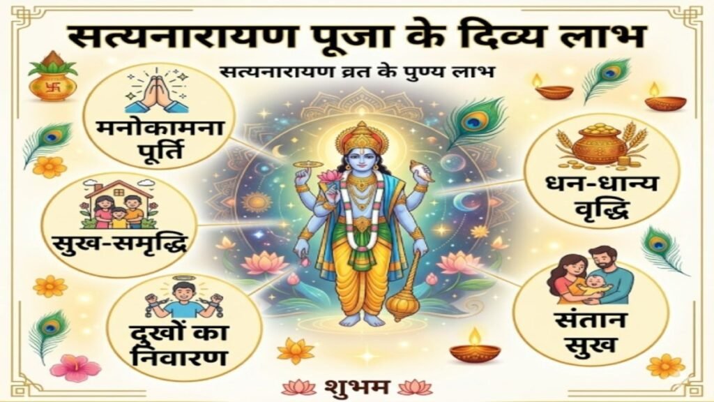 सत्यनारायण व्रत कथा का आध्यात्मिक लाभ