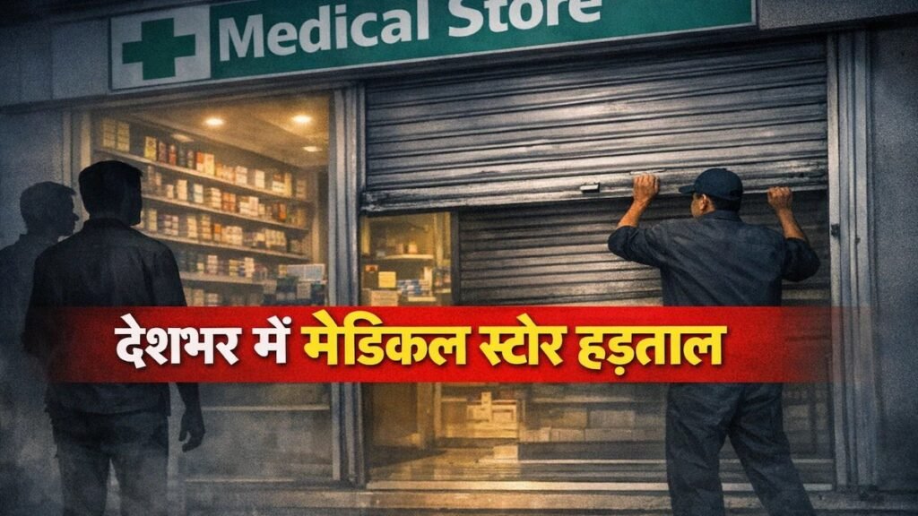 Chemists Strike India : हड़ताल से थमी दवा सप्लाई, 15 लाख मेडिकल स्टोर्स बंद