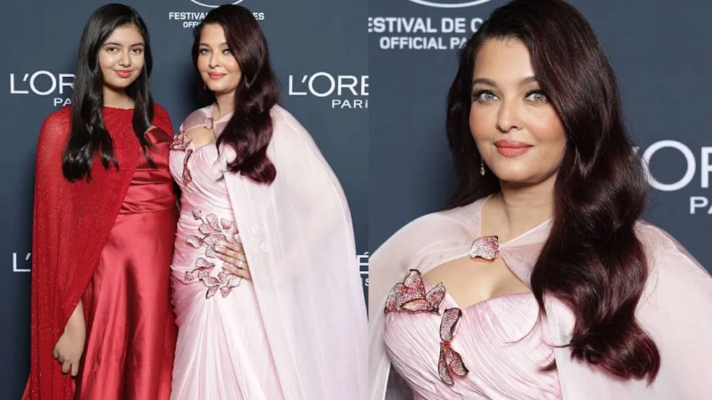 Cannes 2026 : पाउडर पिंक लुक में ऐश्वर्या राय बनीं शोस्टॉपर, आराध्या ने भी बटोरी सुर्खियां